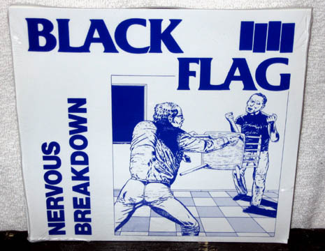 BLACK FLAG "Nervous Breakdown" 7" (SST) Yellow Marble